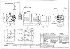 3208C Hydraulic Power Unit, Hydraulic Pump, 12V Single Acting,8Qt, Dump Trailer