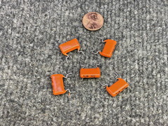 5 Pcs 0.22uF 250V 10% Radial Polyester Film Drop Capacitors Philips