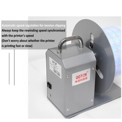 90-180mm Automatic Label Rewinder Bar Code Tags Machine Tool Two-way Rewinding