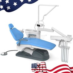 Dental Portable Unit Chair DC Motor Hard Leather Patient Chair Kit FDA TJ2688-A1