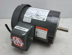 US Motors U14S2ACR Unimount Motor 0.25 Hp 3-Phase 1750 Rpm Tefc Model F044 *USED