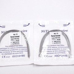 Heat Thermal Activated Rectangular Niti Wire Arch Ovoid Form Upper Lower All