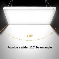 2 Pack 100W LED Linear High Bay light 2FT Commercial Warehouse Lights 100-277V