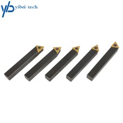 5 Pieces 1/2 “lathe indexable carbide insert Bits+turning tool bit holder kit