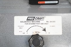 Pro Craft 54.050 Bench Type Jewelers Soldering Machine