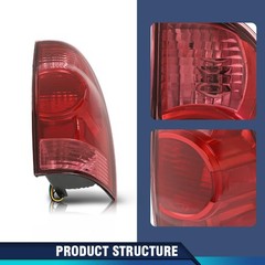 Tail Light Taillight Assembly w/o Bulbs Compatible with Toyota Tacoma