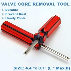 6PCS A/C Schrader Valve Core Remover Tool Kit R134A R12 HVAC Valve Stem Repair