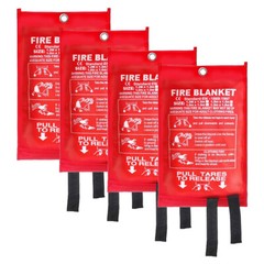 Emergency Fire Blanket Fiberglass Suppression Flame Retardant Home Fire Blanket