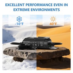 20A 58.4V Lithium Battery Charger for LiFePO4 48V Lithium Battery Rapid Charging