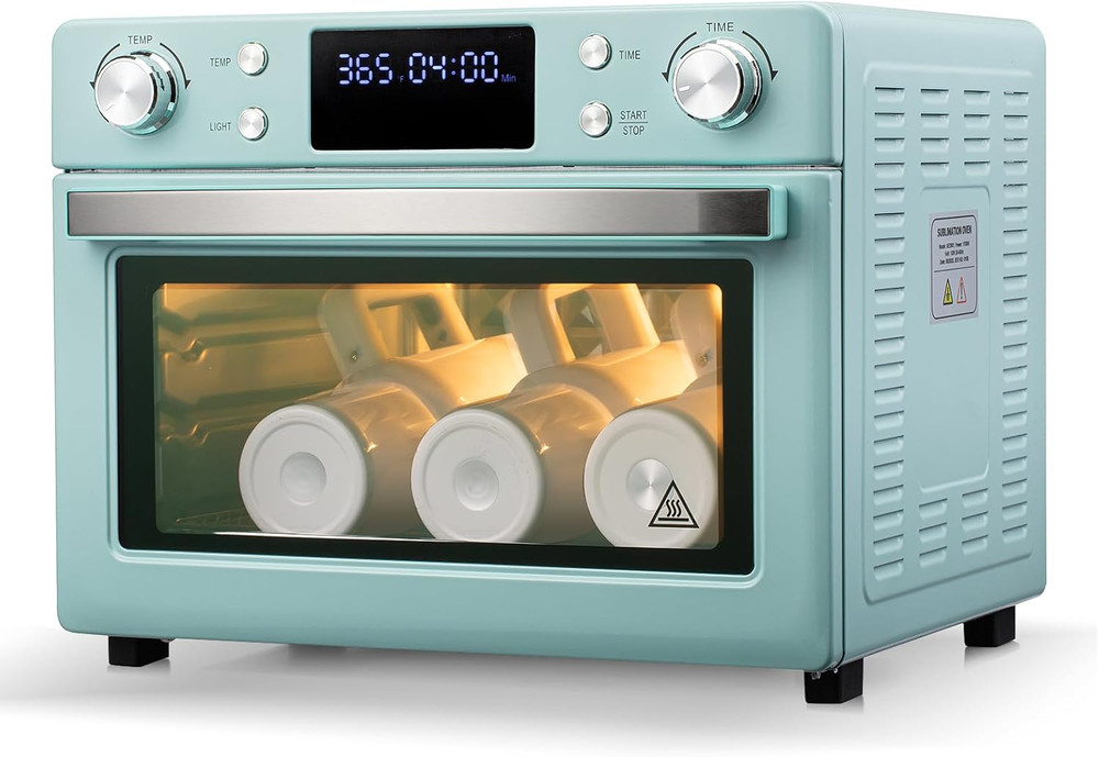 25L Sublimation Oven 110V 1700W with Digital Display for Tumblers & Mugs