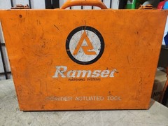 RAMSET JOBMASTER 122MD COMPLETE WITH TOOL BOX AND ACCESORIES MADE IN U.S.A