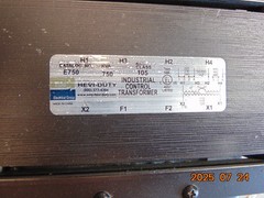 HEVI DUTY E750 .750KVA TRANSFORMER PRI: 440/480V SEC: 110/120V