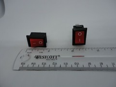 2 Pcs Pack Red KCD1 10A 125V 6A 250V AC CQC 2 Pin I O Power Button Rocker Switch