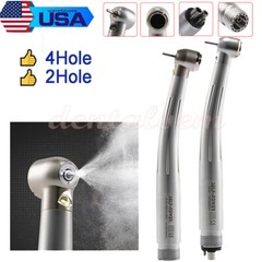E-Type Dental High Speed LED Handpiece Standard Head Push 2/4Hole CE