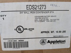 Appleton EDS21273 3/4 Mall Iron Contender Sta Brand New