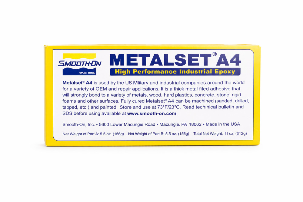 Smooth-On METALSET A4 11 oz Kit (Part A & B) Industrial Epoxy