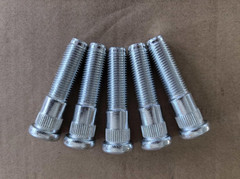 5PCS M14x1.50 Serrated Wheel Stud Bolts 610-615 0.62′ Knurl, 2.35 in. Length …