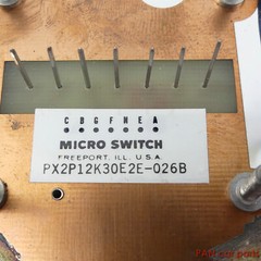 Honeywell micro switch selector telephone switch PK8526, PX2P12K30E2E-026B,58050