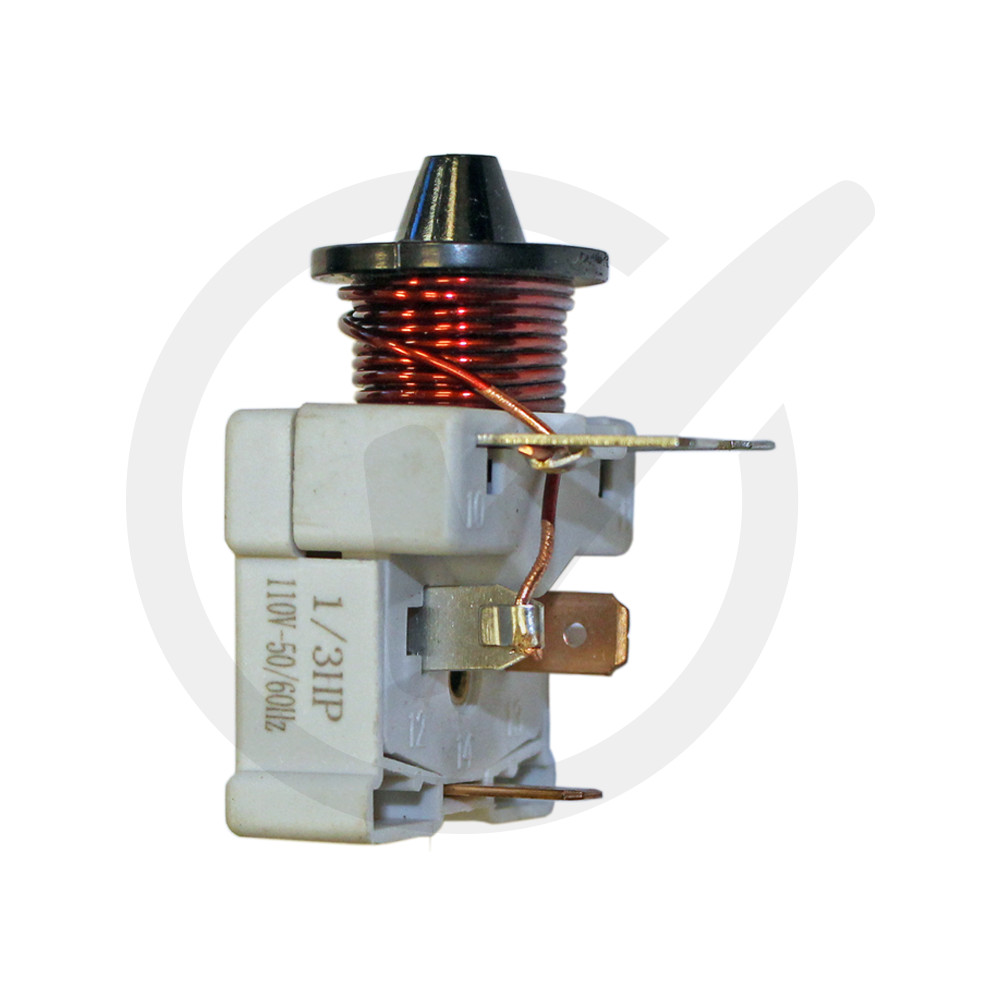 SHORT STARTER RELAY 1/6 HP 115V FOR REFRIGERATION COMPRESSORS (RS1-16)