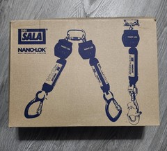DBI/SALA 3101501 Nano-Lok Twin-Leg Quick Connect Self Retracting Lifeline
