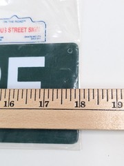 Times Square New York Street Sign Man Cave Décor Plastic Sign 4″ x 18″ Vtg USA