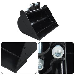 500mm Plain Bucket Attachment For 0.8ton-1ton Mini Excavator Digger US