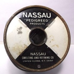 Nassau Pedigreed Pure Water White Rosin Core Spec 7076 Solder