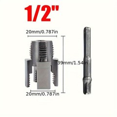Integrated Internal & External Pipe Threading-Tool PVC Pipe Threader Cutting Kit