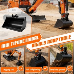 600mm Tilting Bucket for 1-2 Ton Mini Excavator Digger Attachment free shipping