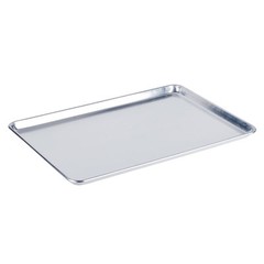 12 PACK Full Size Aluminum 18″ x 26″ Bun Sheet Baking Pan Wire in Rim Commercial