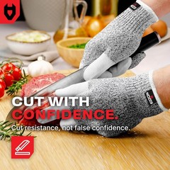 Reinforced Fingers Kitchen Safety Gloves 3-Pack