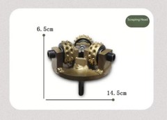 Handheld Electric Chipping Machine for Concrete Floors, Textured Finish
