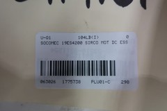 Socomec 19ES4200 SIRCO MOT DC ESS Multipolar Load Break Switch 2000a 1500v-ac