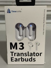 Timekettle M3 Language Translator Earbuds, Two-Way Translator Device with APP…