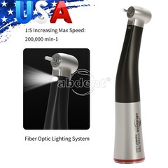1:5 Increasing Fiber Handpiece Contra Angle LED Fit Electric Motor Abdent Dental