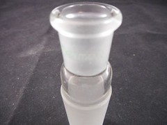 CHEMGLASS Glass Reducing Connecting Adapter 14/20 Outer 24/40 Inner Joints