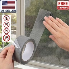 Window Screen Repair Tape Self-Adhesive Anti-Insect Mesh Patch For Door/Curtain*