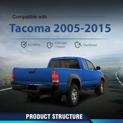 Tail Light Taillight Assembly w/o Bulbs Compatible with Toyota Tacoma