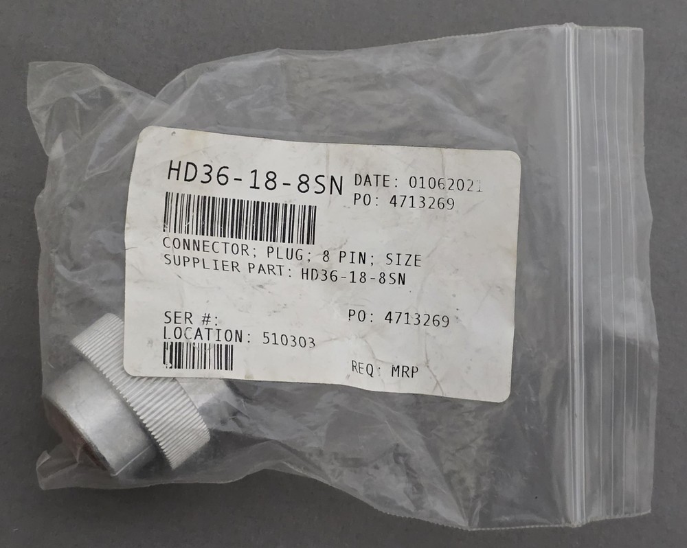 Deutsch HD36-18-8SN Wire To Wire Electrical Connector Brand New Free Ship