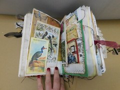 Junk Journal Handmade Chunky Vintage Style Handmade Hardcover /Ephemera Biege