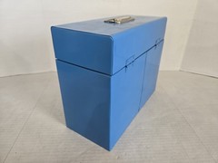 Versa Personal File Model 55 Blue Metal File Box w/ Key FREE SHIPPING