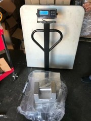MS-1620 Portable Heavy Duty Shipping Bench Scale 500 lb x 0.02 lb Wheel Handle