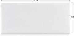 100 Self-Seal Security Envelopes, Windowless, Quick-Seal & Privacy Tint, 4⅛ x 9½
