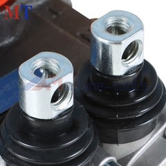 11 GPM 2 Spool SAE Ports Hydraulic Monoblock Double Acting Control Valve