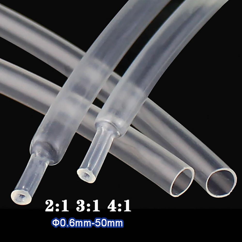 Φ0.6mm-50mm Heat Shrink Tube 2:1 Unlined & 3:1 4:1 Glue Lined Heatshrink Sleeve