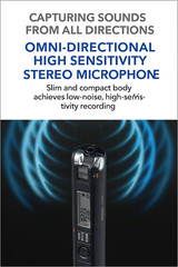 OM SYSTEM Olympus VP-20 Voice Recorder + TP8 Mic Set for Meetings Calls Business
