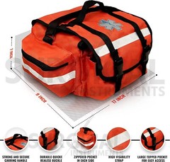 Blue EMT Backboard Spine Board Stretcher Immobilization Kit – Free Trauma Bag