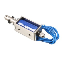 DC 12V 1A 10mm Stroke 600g Push Pull Type Open Frame Solenoid Electromagnet