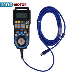 〖USA〗6 Axis 5m Wired Mach3 Handwheel MPG Pendant fo CNC Router Engraving Machine