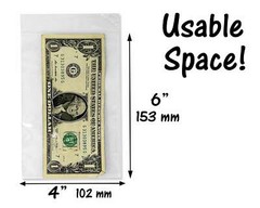 100 Pack 2 Mil, Clear ZipLock Bags, 2×3, 3×4, 4×6 Resealable Jewelry Zipper NEW